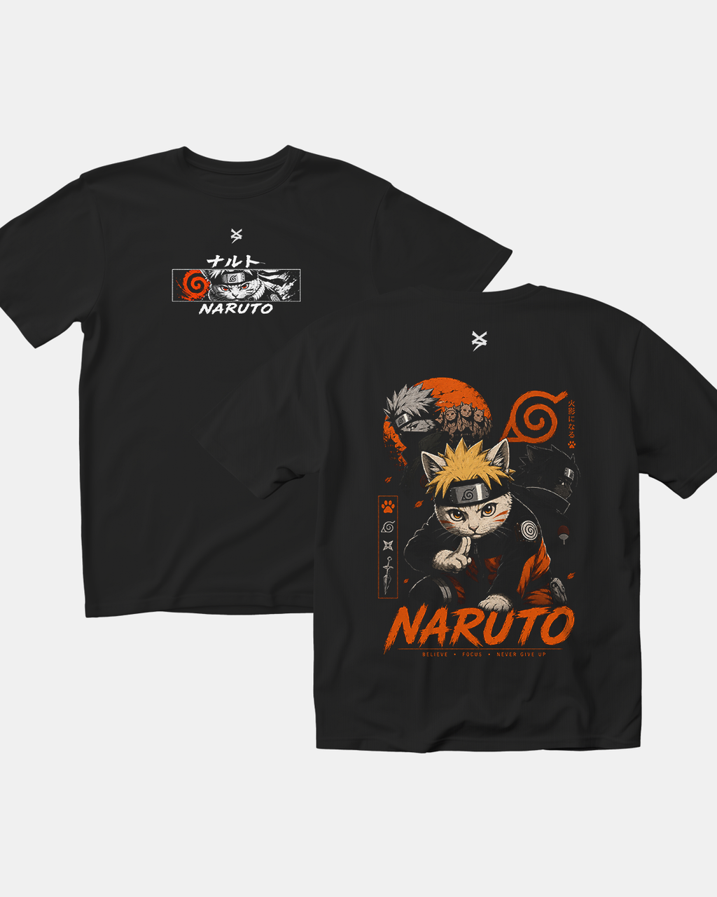 Polera Naruto Cat — Shinobi Paws Edition