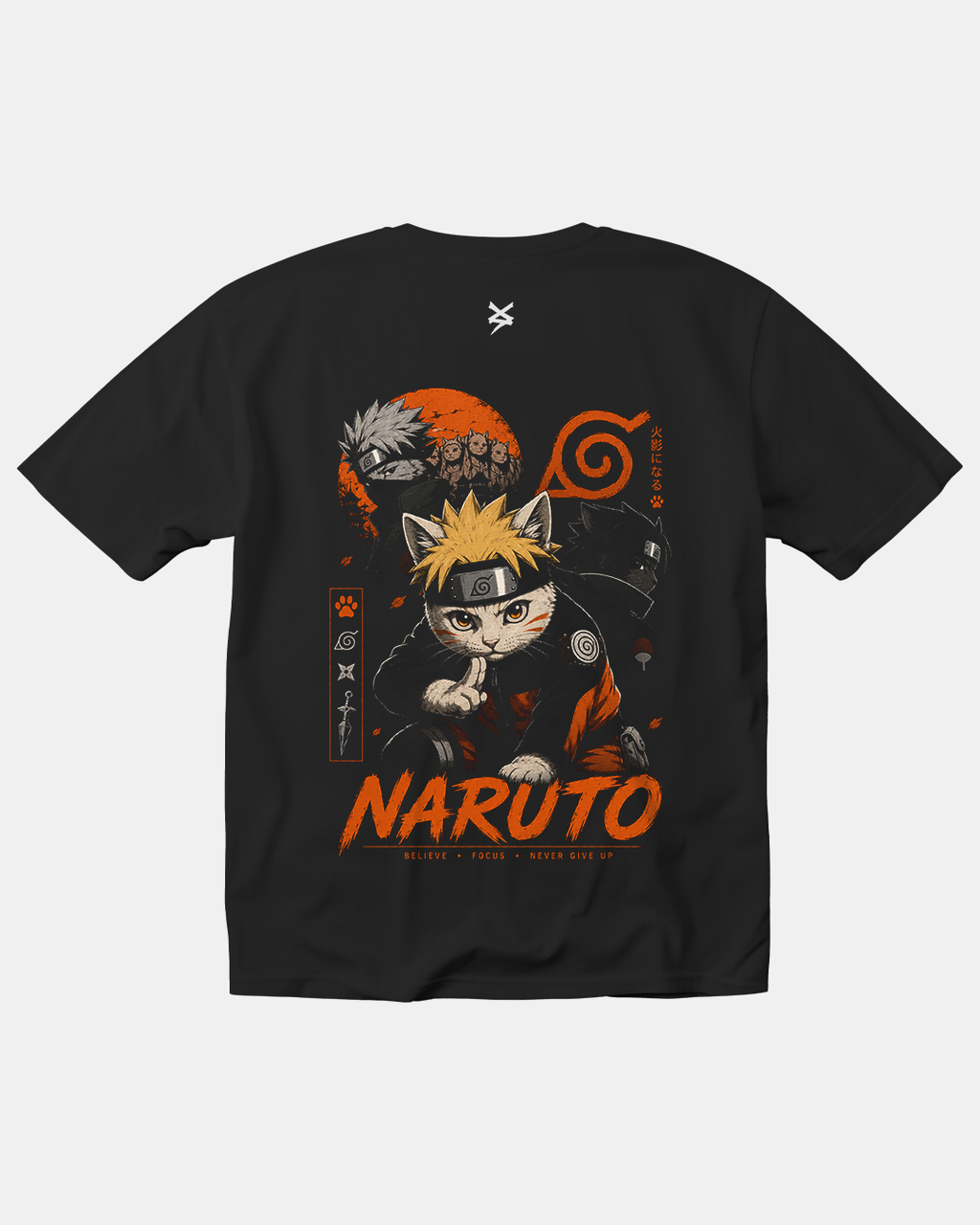 Polera Naruto Cat — Shinobi Paws Edition