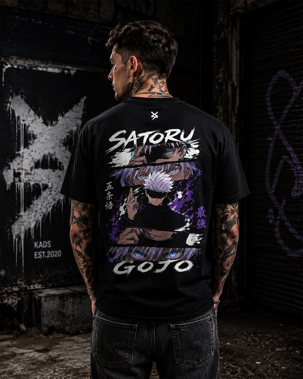 Polera Satoru Gojo — Limitless Edition