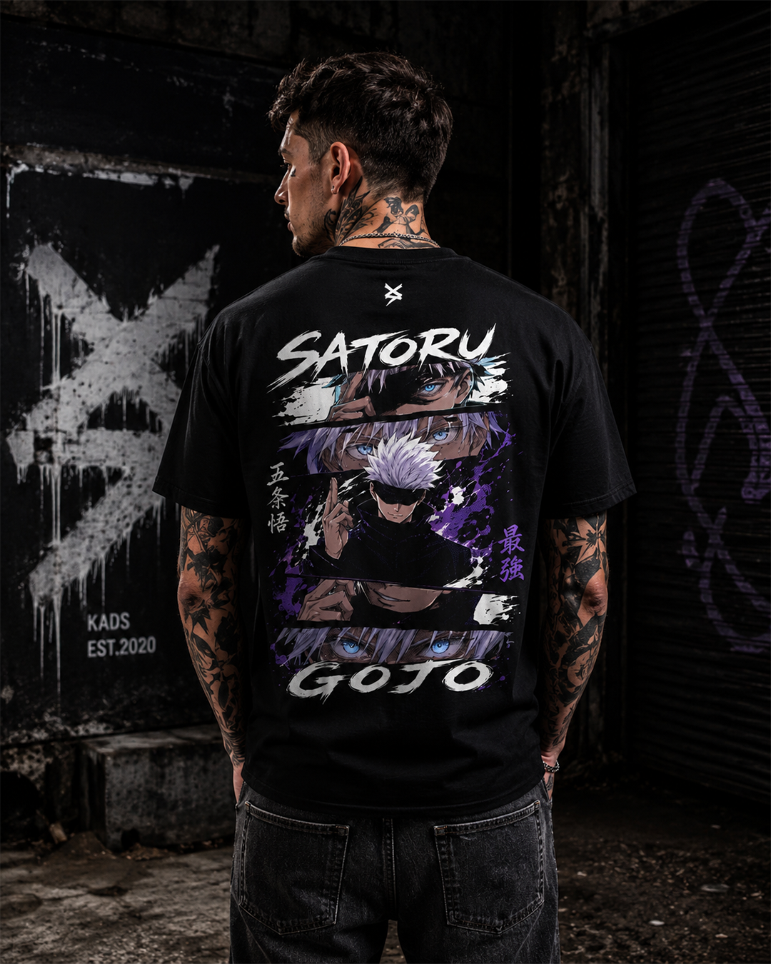 Polera Satoru Gojo — Limitless Edition